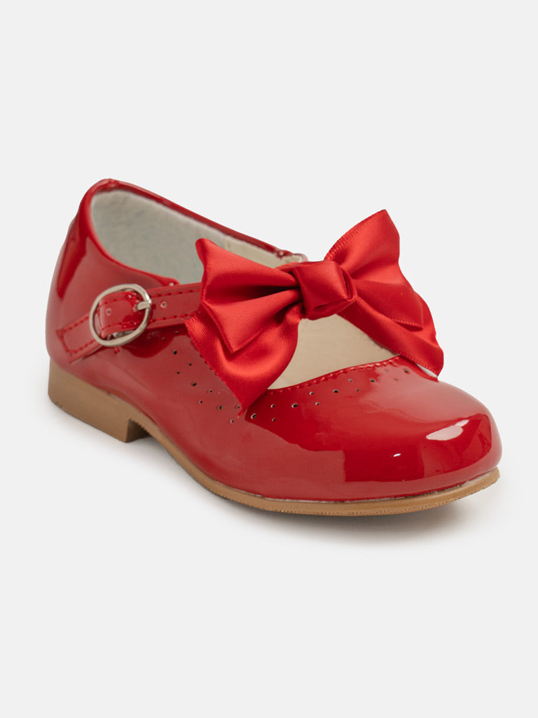 Baby Girl Mary-Jane Shoes Abbey Collection - Red