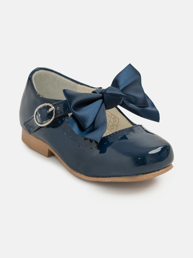 Baby Girl Mary-Jane Shoes Abbey Collection - Navy