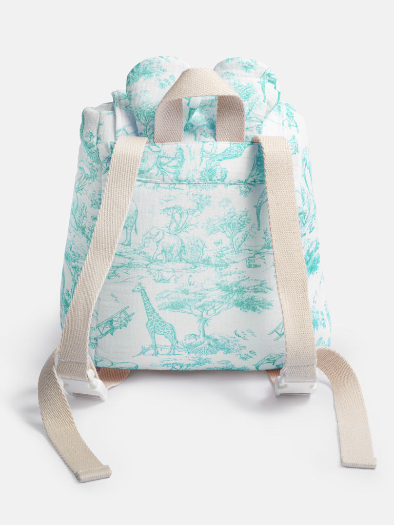 Toddler Safari Collection Rucksack - Mint Green
