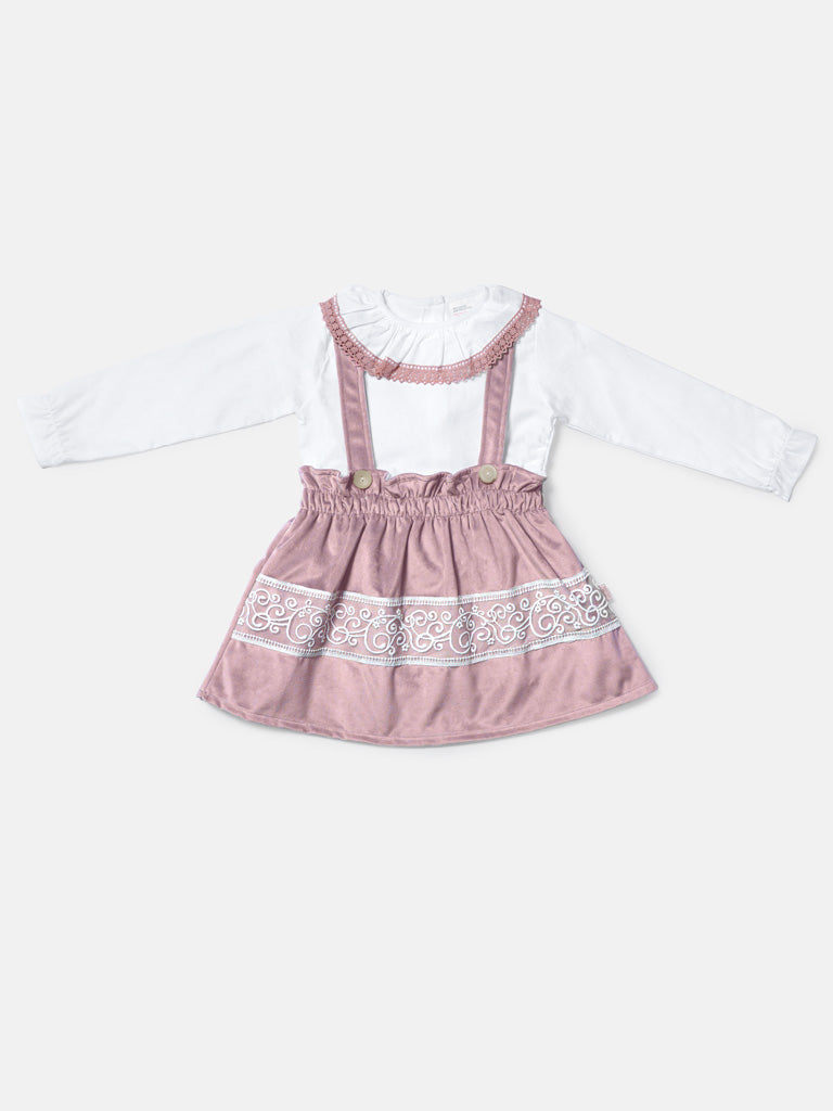 Baby Girl Ada Collection Spanish 2-Piece Dress Set - Pink
