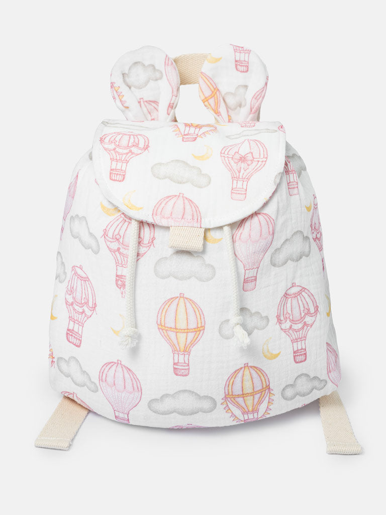 Toddler Hot Air Balloon Collection Rucksack - Baby Pink