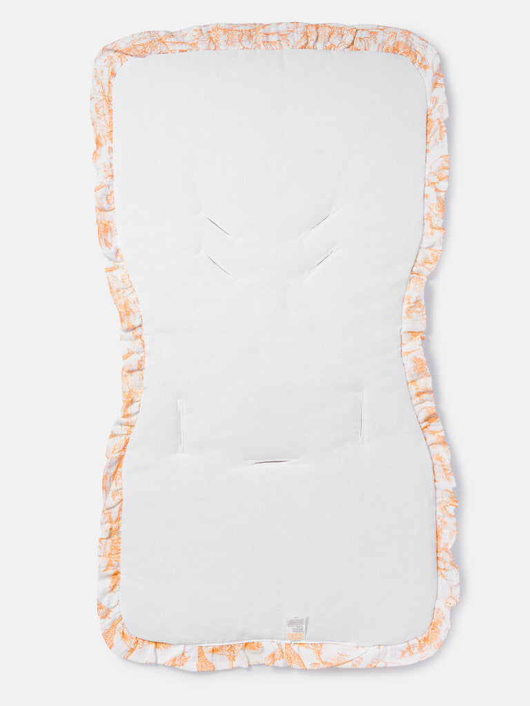 Baby Safari Collection Car Seat Liner - Orange