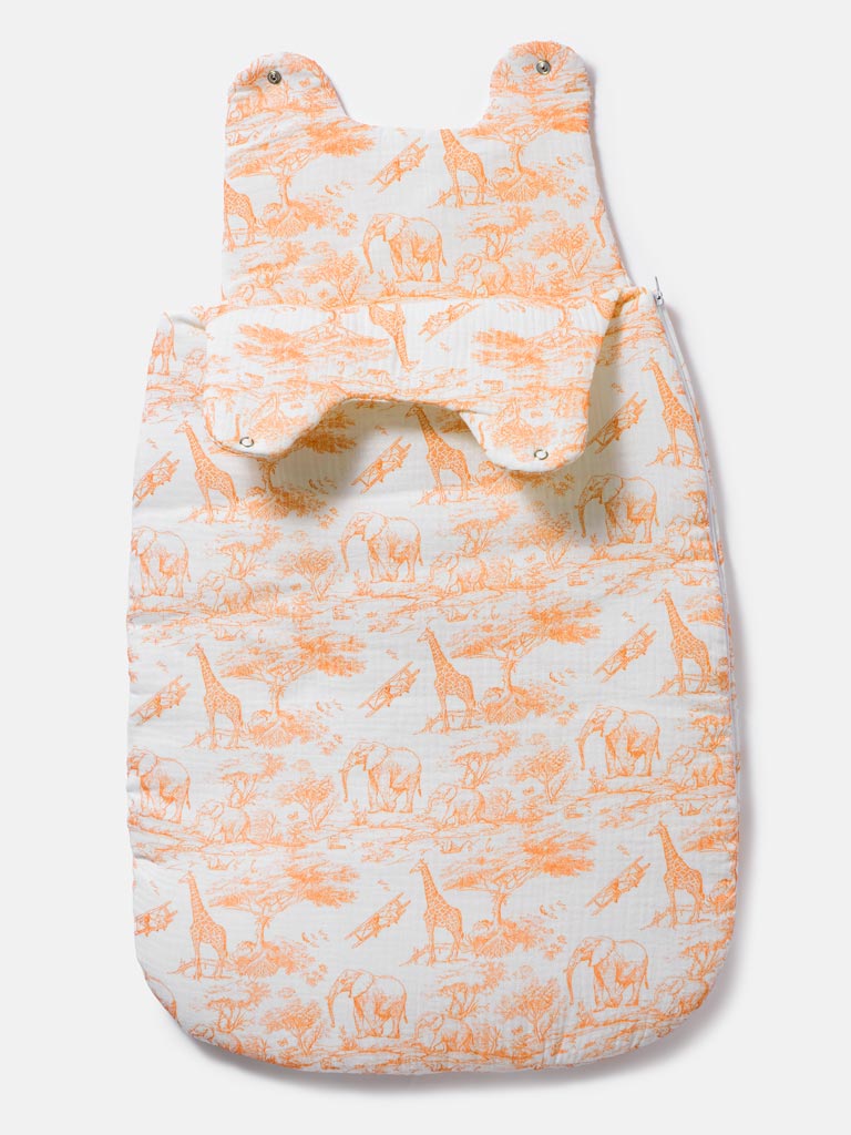 Baby Safari Collection Sleeping Bag - Orange
