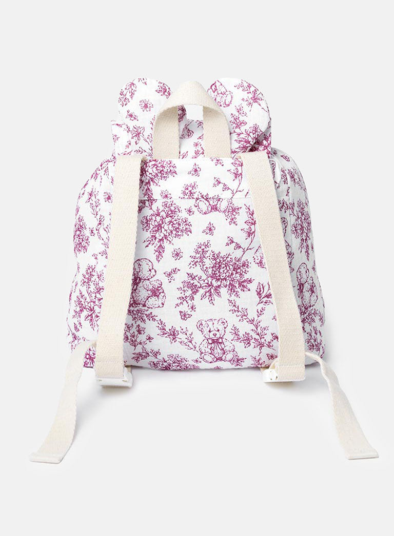 Toddler Rucksack - Teddy Collection - Cherry Red