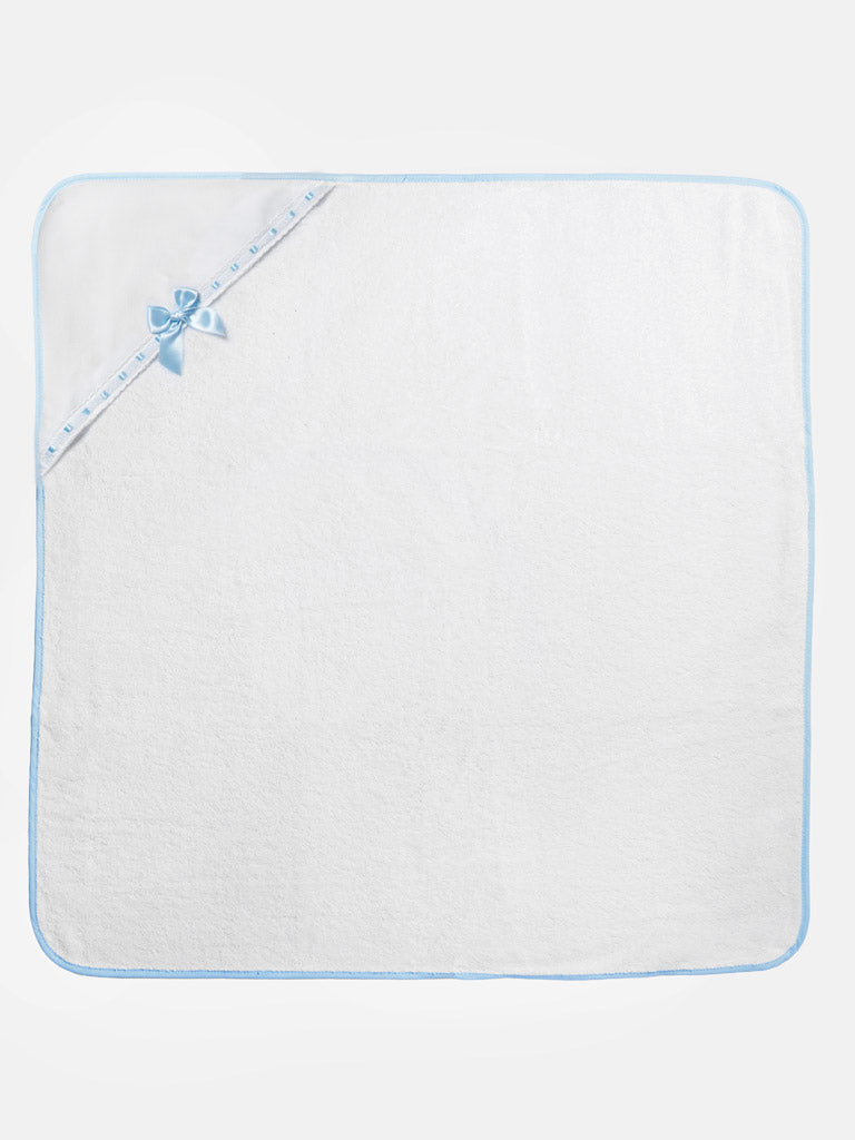 Newborn Essentials Duo Towel 4-Piece Gift Box Set - Baby Blue