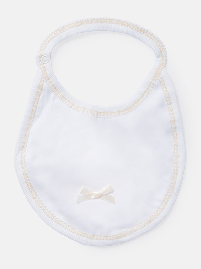 Newborn Essentials 4-Piece Gift Box Set with Wavy Lace - Beige