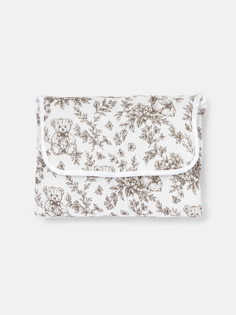 Baby Portable Changing Mat - Teddy Collection - Beige