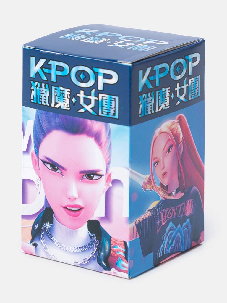 K-POP DEMON HUNTERS Silicone Keychain Figure with Detachable Chain - 11+1 FREE Blind Box