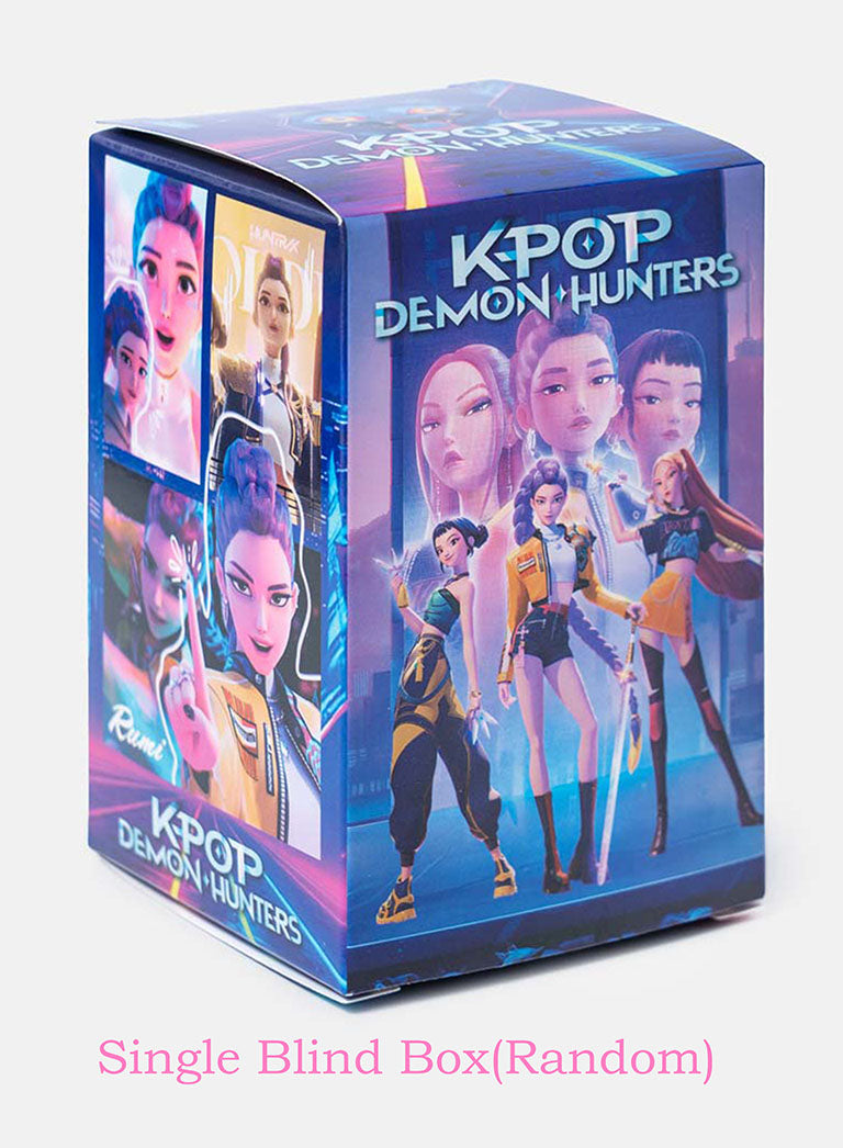 K-POP DEMON HUNTERS Doll + 3 Trading Cards - Single Blind Box