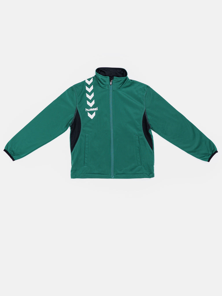 Boys HUMMEL Zip-Up Track Jacket – Green