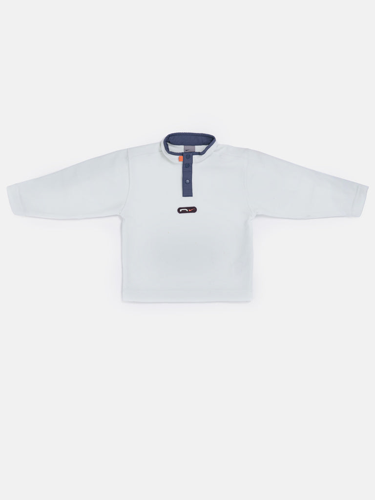 Boys Activewear Long Sleeve Top – White