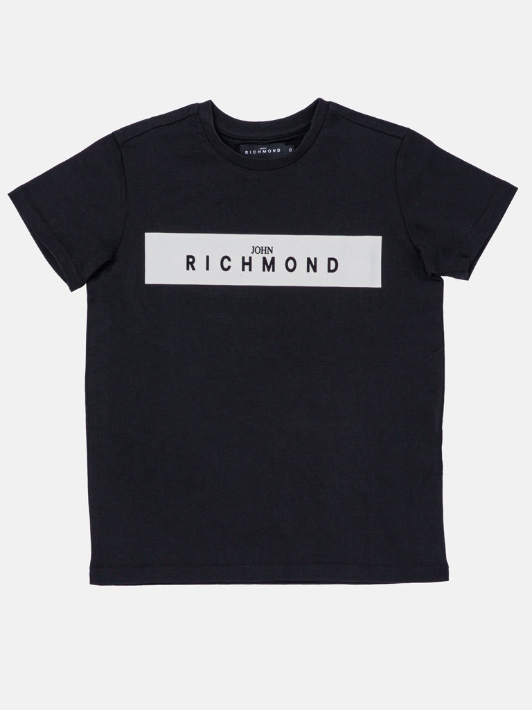 Boys Sleek JOHN RICHMOND T-Shirt – Black