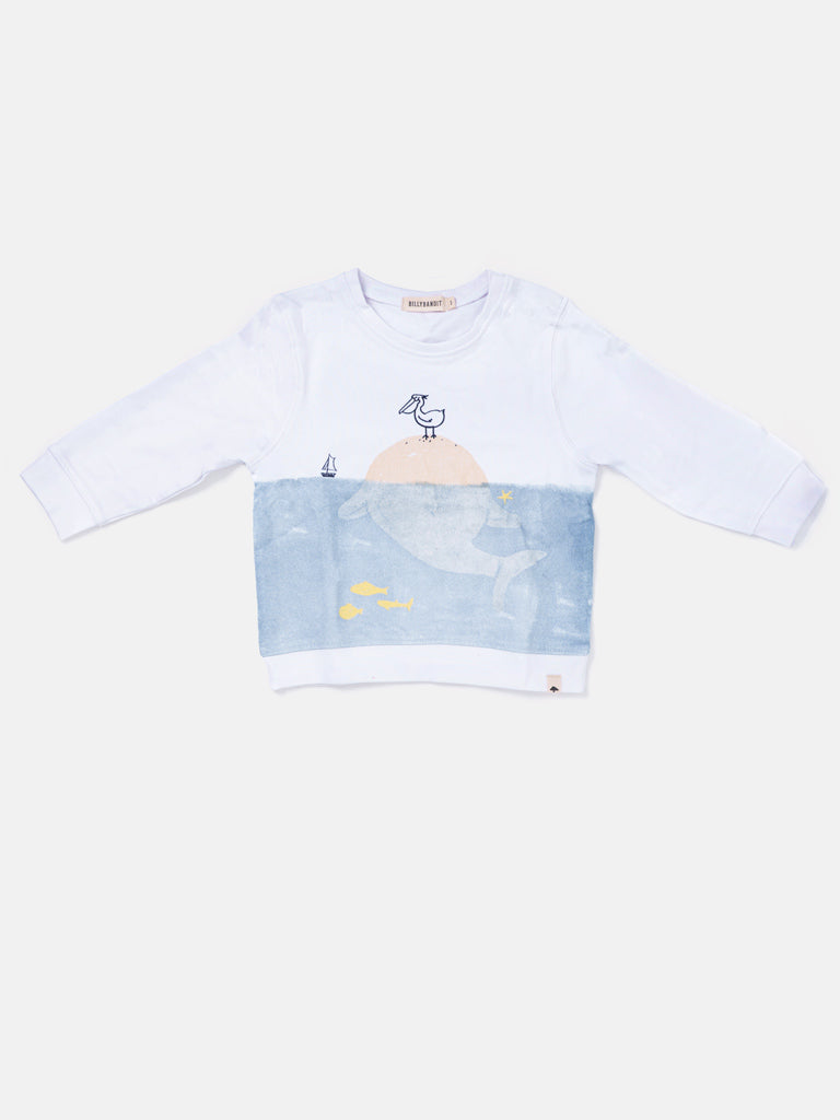 Boys BILLYBANDIT Long Sleeve Top – White