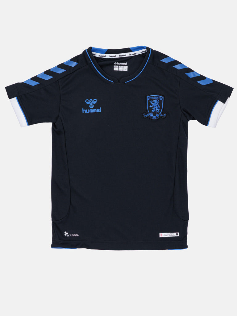 Boys HUMMEL "Middlesbrough" Football T-Shirt – Navy Blue