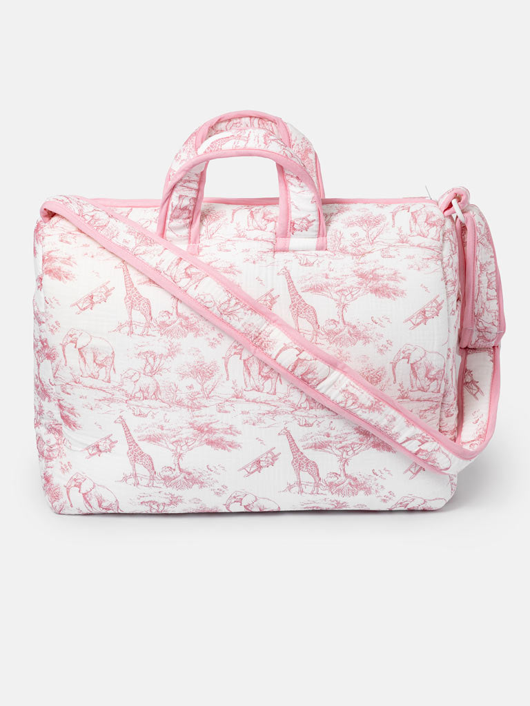 Safari Collection Changing Bag - Baby Pink