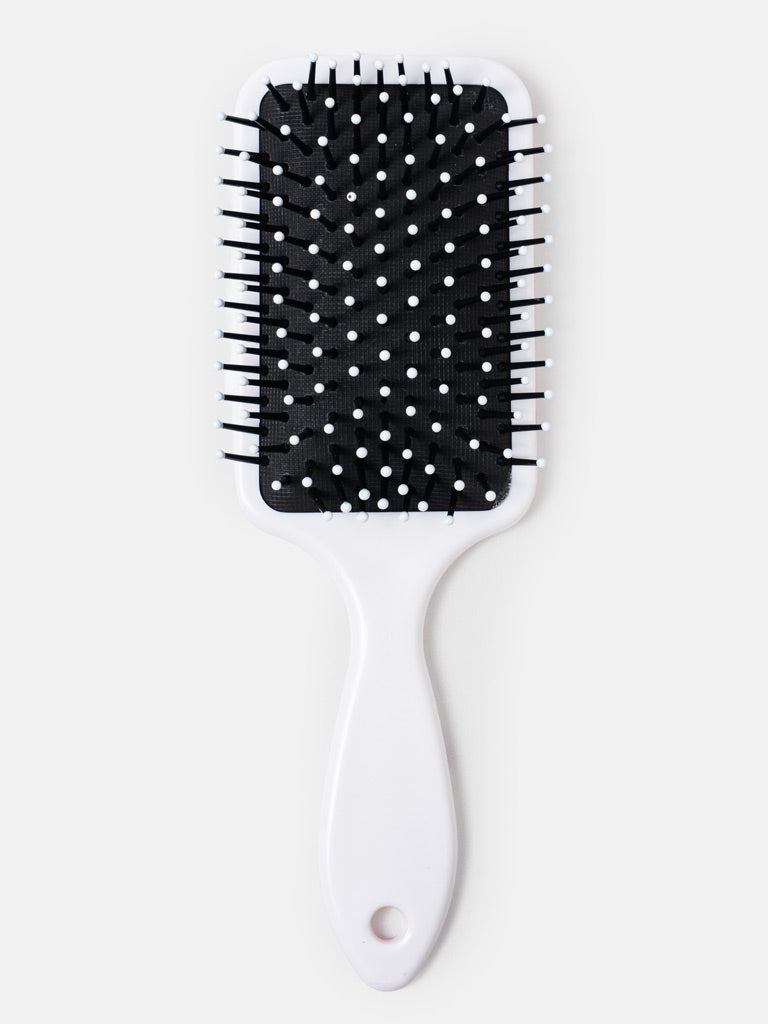 Mommy Hair Brush with Cherry Print - Pink