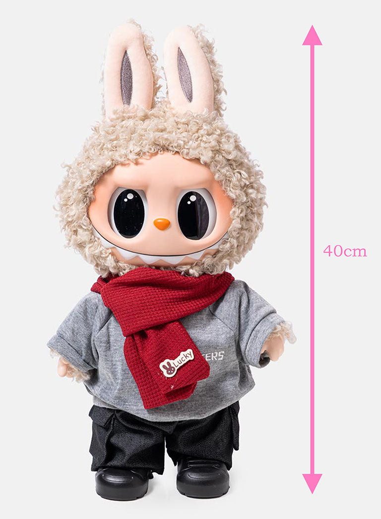 LABUBU Vinyl Face Plush Doll + Card (40cm) - BEST OF LUCK - Unofficial item