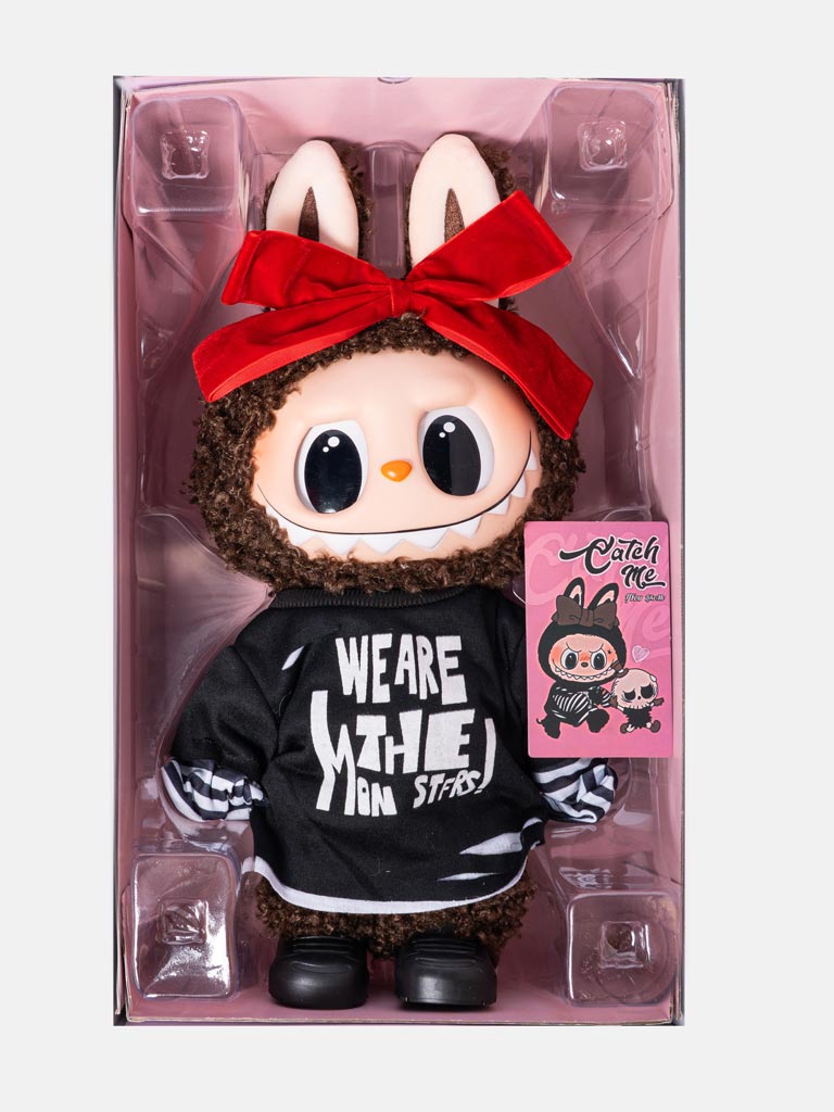 LABUBU Vinyl Face Plush Doll + Card (40cm) - CATCH ME IF YOU LIKE ME - Unofficial item