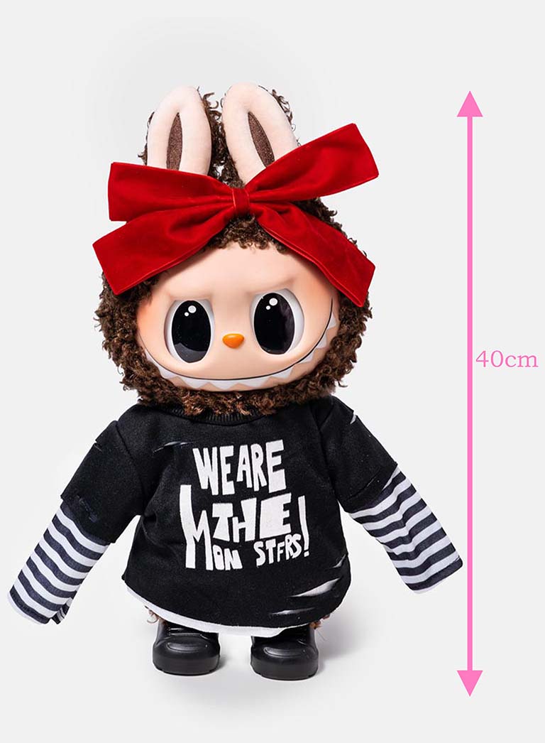 LABUBU Vinyl Face Plush Doll + Card (40cm) - CATCH ME IF YOU LIKE ME - Unofficial item
