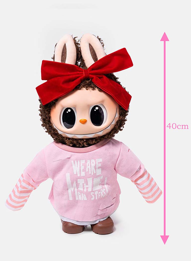 LABUBU Vinyl Face Plush Doll + Card (40cm) - CATCH ME IF YOU LIKE ME - Unofficial item