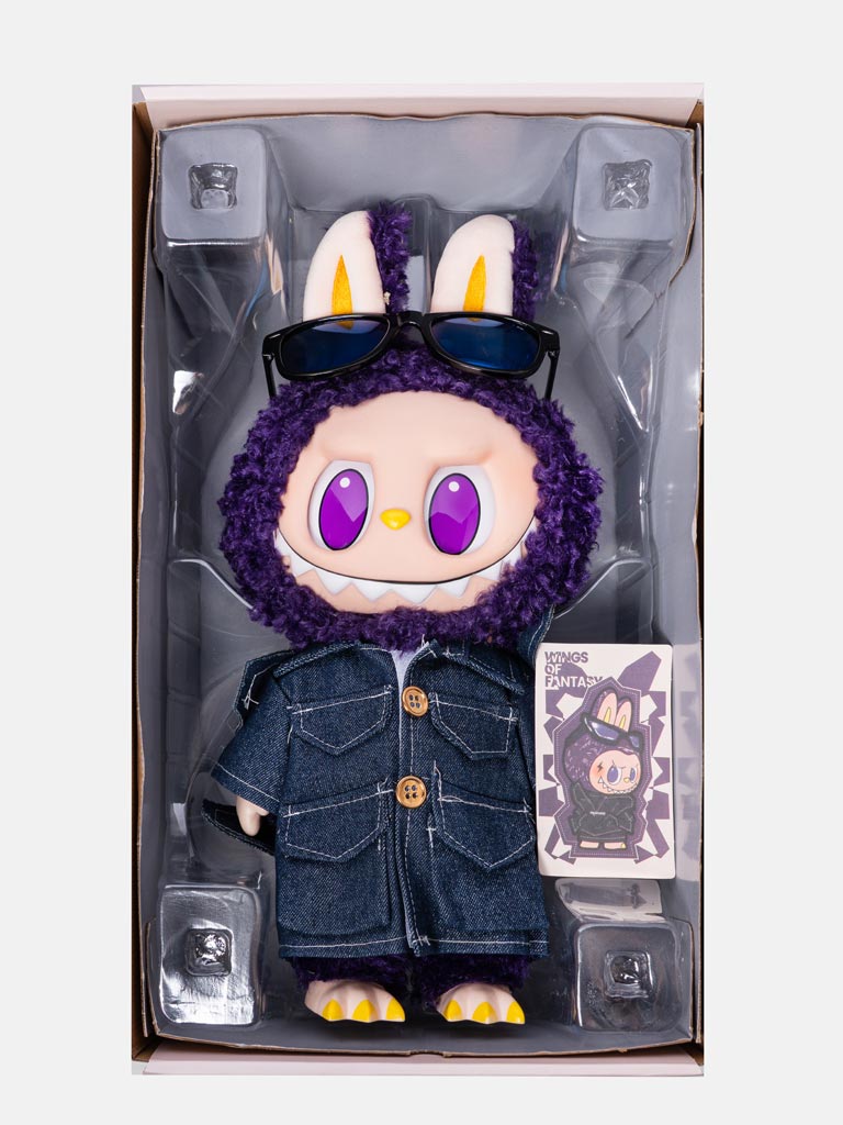LABUBU Vinyl Face Plush Doll + Card (40cm) - WINGS OF FANTASY - Unofficial item