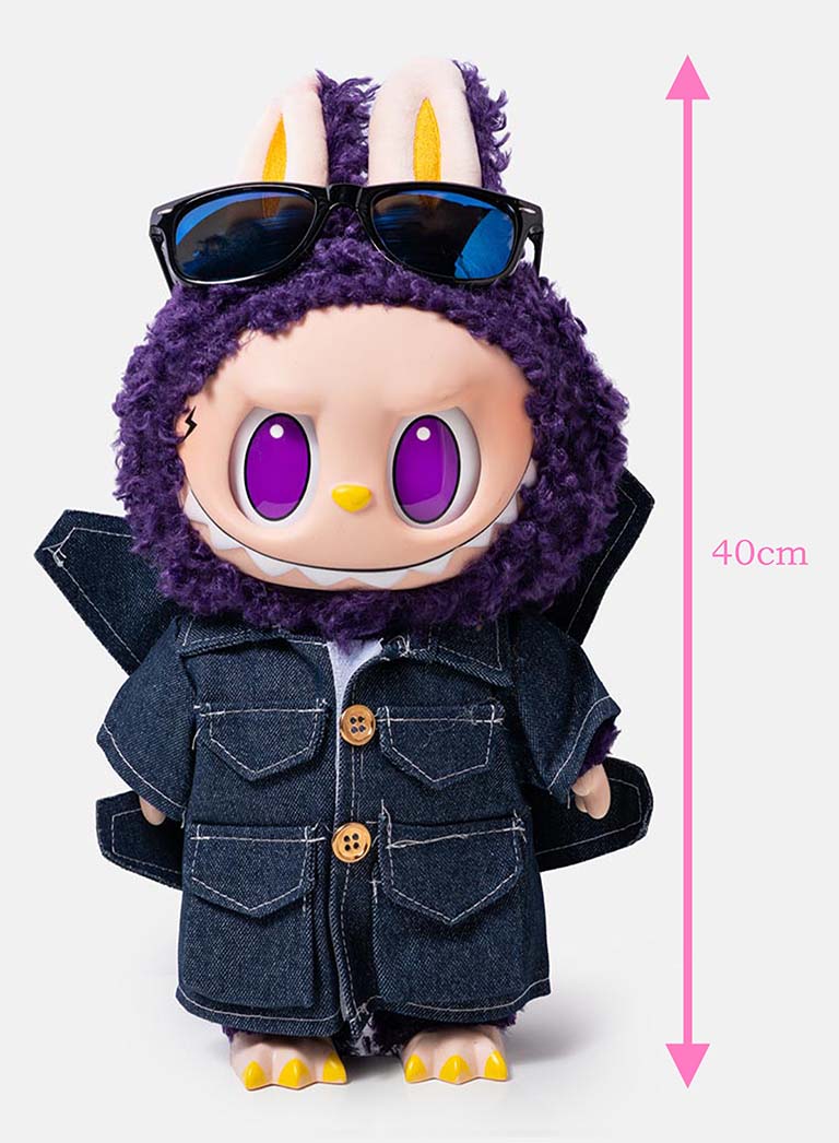 LABUBU Vinyl Face Plush Doll + Card (40cm) - WINGS OF FANTASY - Unofficial item