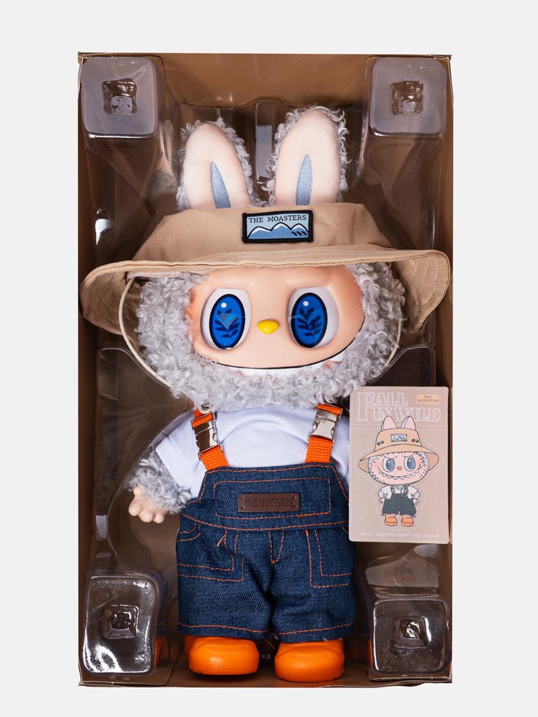 LABUBU Vinyl Face Plush Doll + Card (40cm) - FALL IN WILD - Unofficial item
