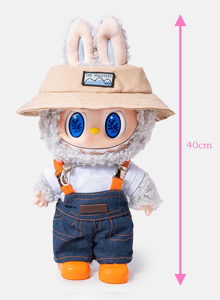 LABUBU Vinyl Face Plush Doll + Card (40cm) - FALL IN WILD - Unofficial item