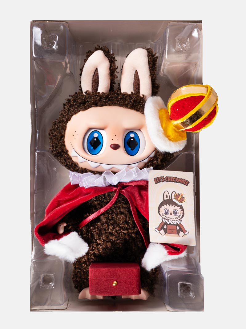 LABUBU Vinyl Face Plush Doll + Card (40cm) - LET'S CHECKMATE - Unofficial item