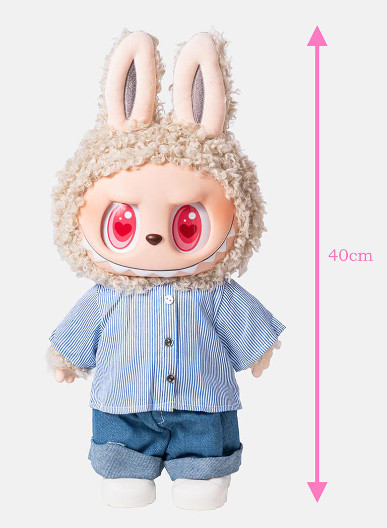 LABUBU Vinyl Face Plush Doll + Card (40cm) - FLIP WITH ME - Unofficial item