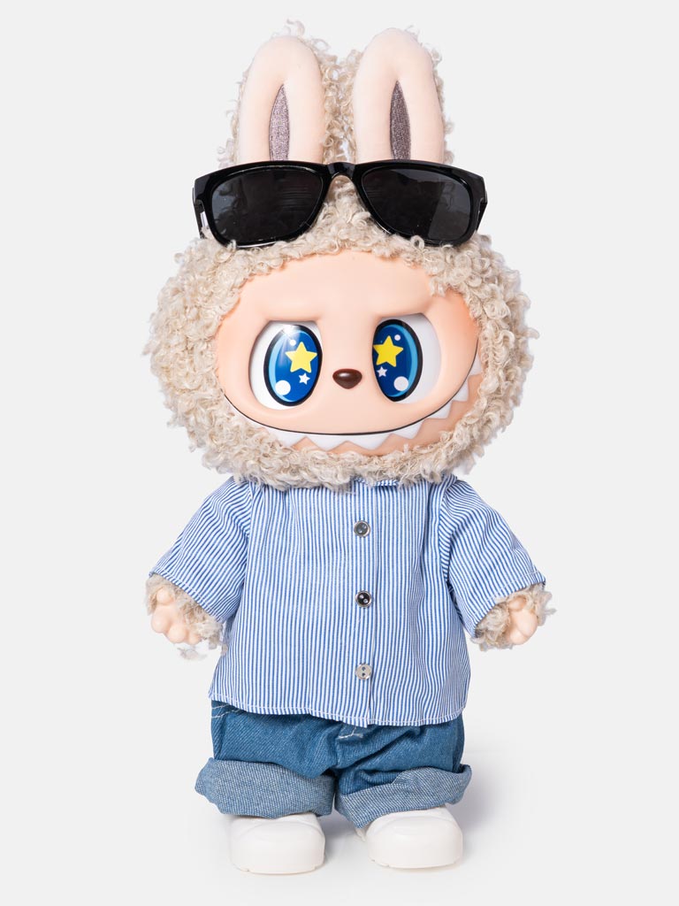 LABUBU Vinyl Face Plush Doll + Card (40cm) - FLIP WITH ME - Unofficial item