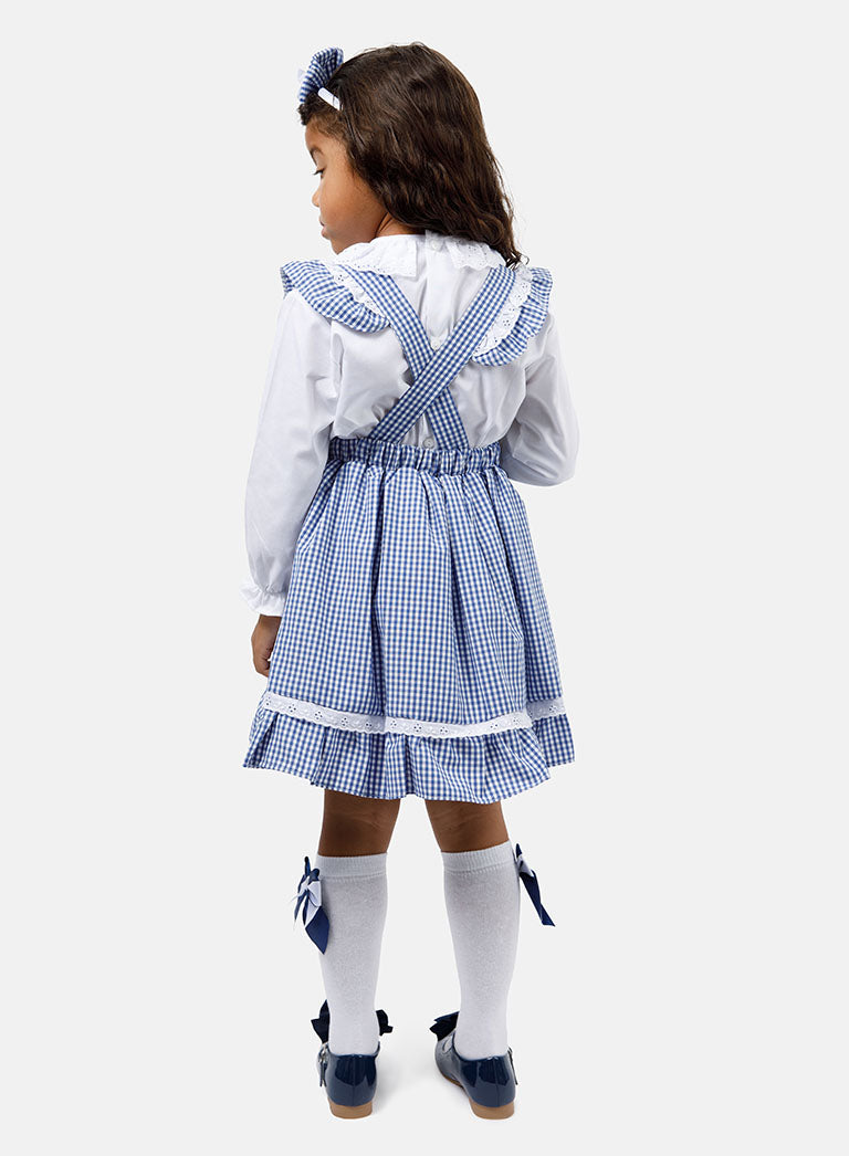 Baby Girl 5-Piece School Uniform Set - Navy Blue