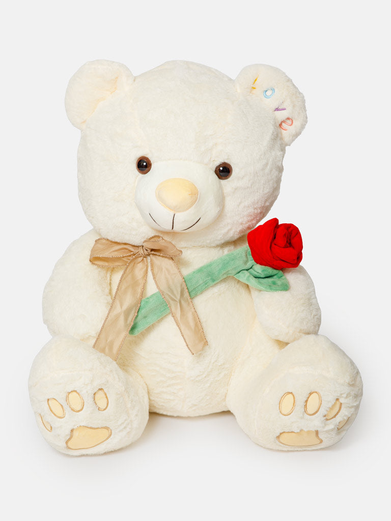 LOVE Collection Jumbo Plush Teddy Bear - Cream