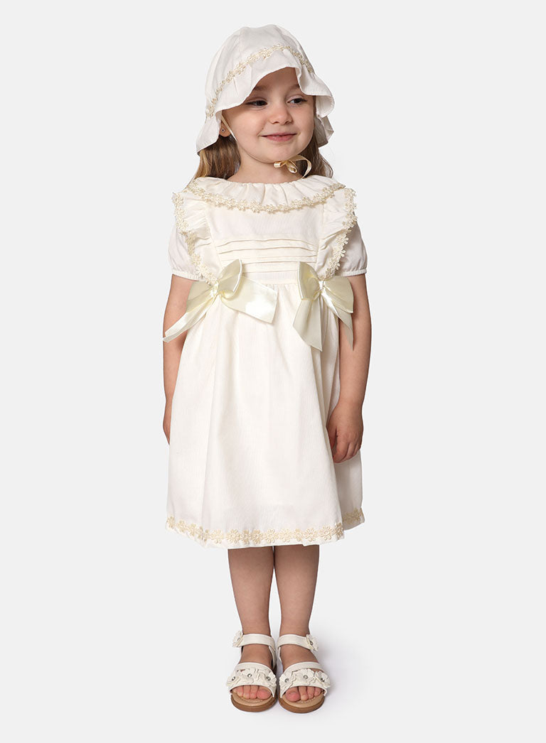 Baby Girl Graciela Collection 2-piece Spanish Dress Set - Ivory