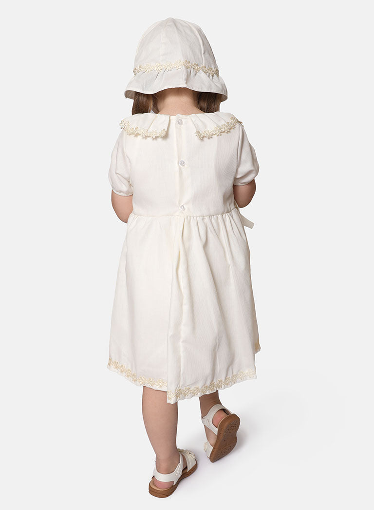 Baby Girl Graciela Collection 2-piece Spanish Dress Set - Ivory