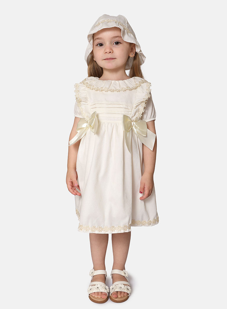 Baby Girl Graciela Collection 2-piece Spanish Dress Set - Ivory