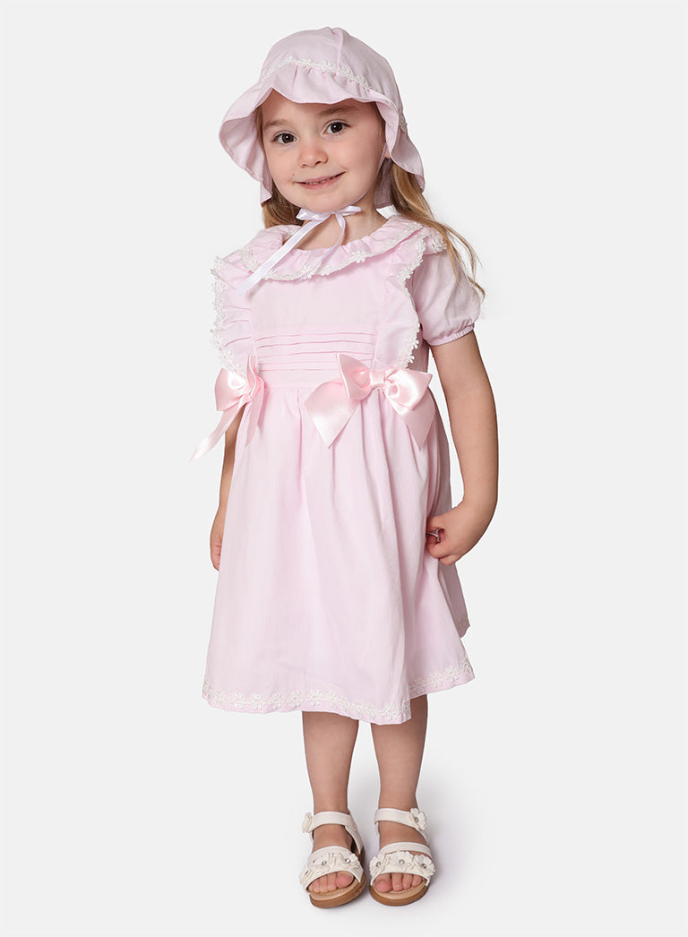 Baby Girl Graciela Collection 2-piece Spanish Dress Set - Baby Pink