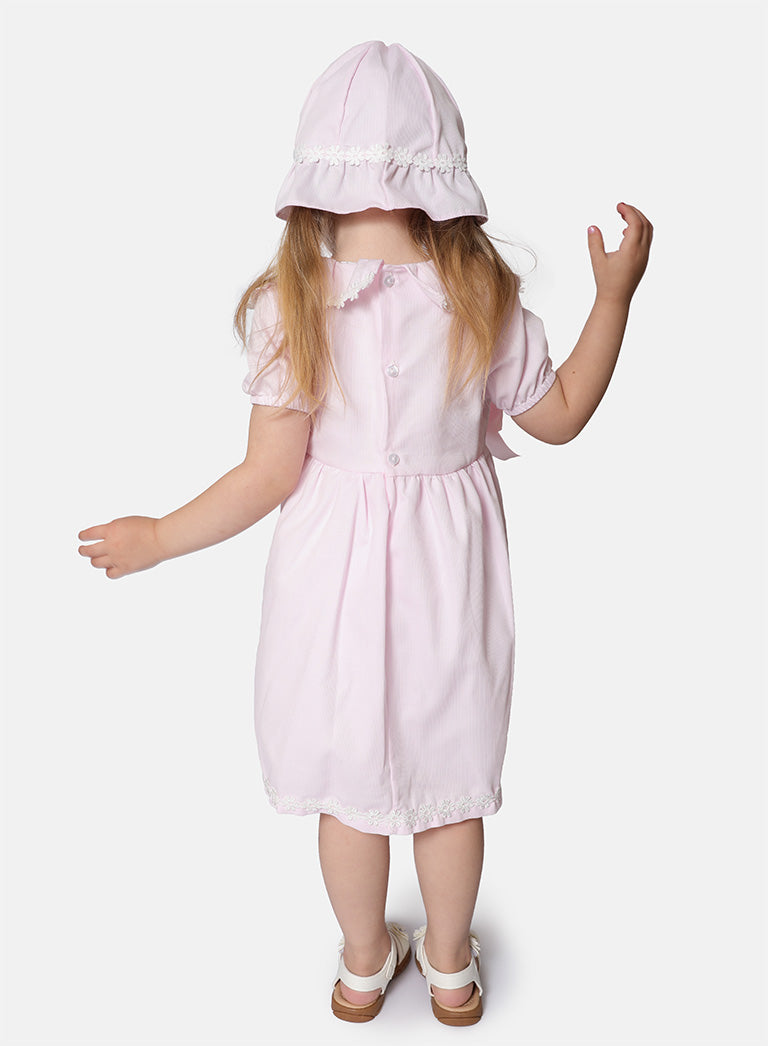 Baby Girl Graciela Collection 2-piece Spanish Dress Set - Baby Pink