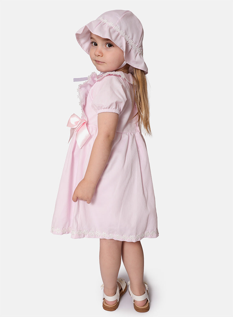 Baby Girl Graciela Collection 2-piece Spanish Dress Set - Baby Pink