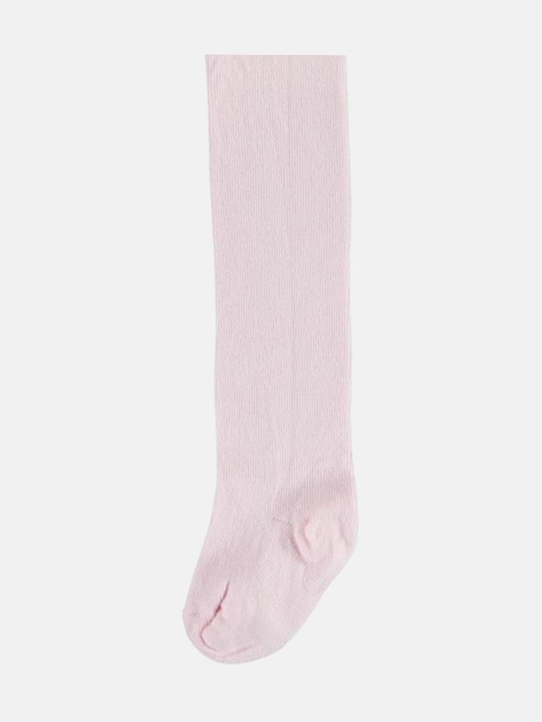 Baby Girl Biorganic Tights - Baby Pink