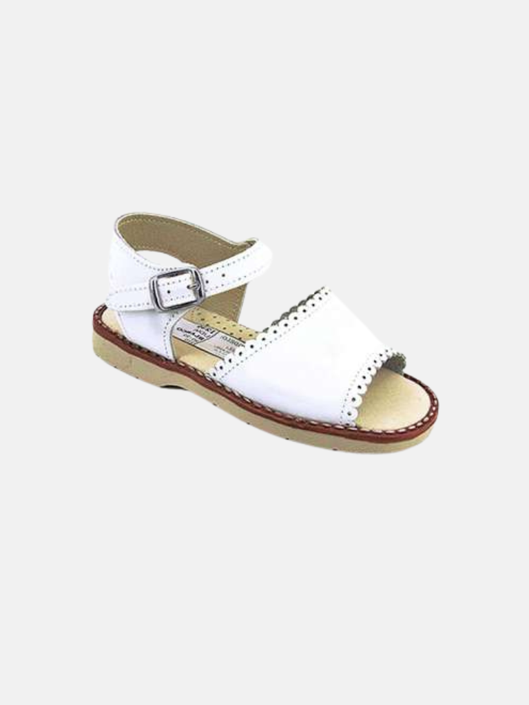 Baby Girl Aladino Spanish Sandals -White