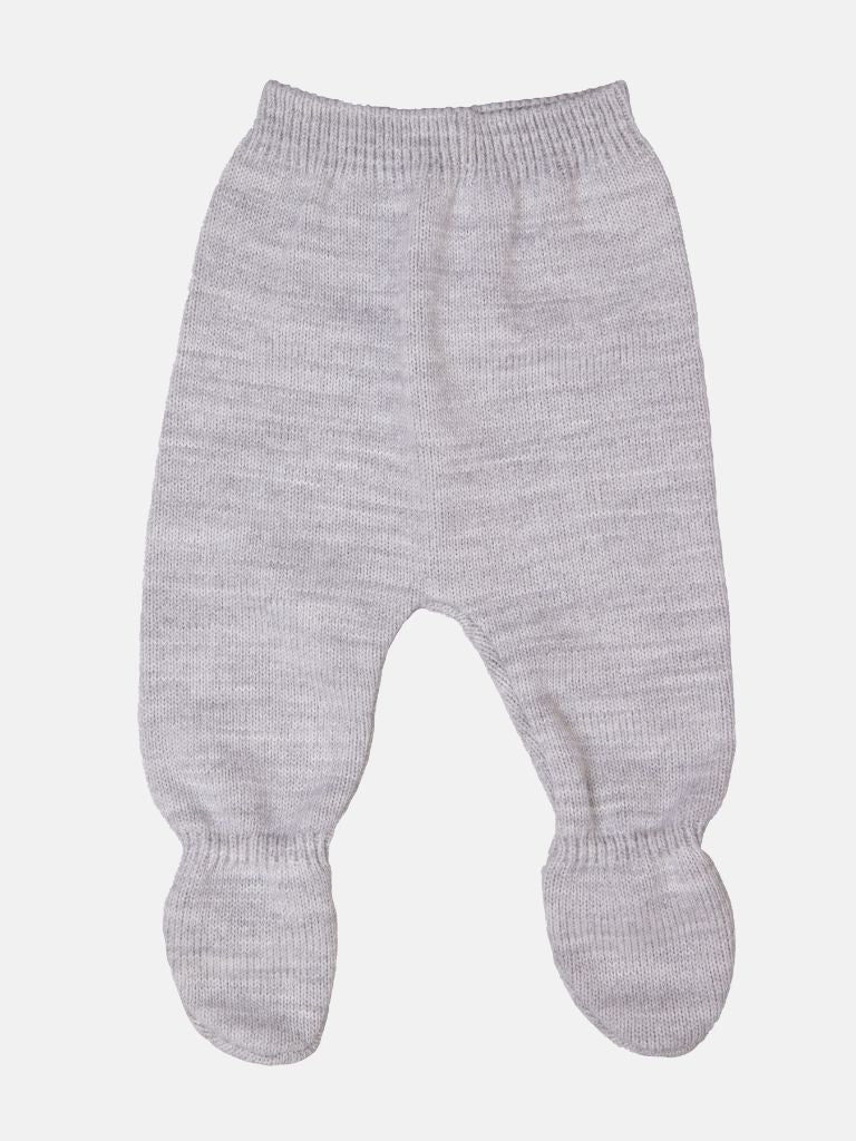 Baby Unisex 3-piece Line textured Knitted Gift Box Set - Grey