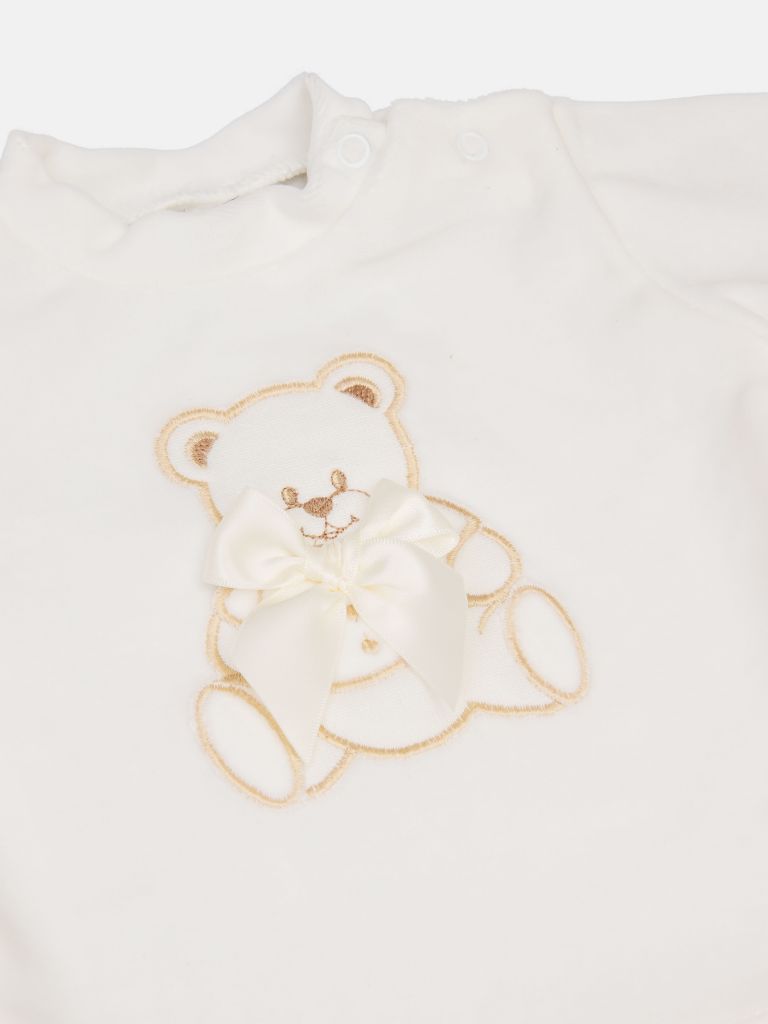 Baby Unisex 6-piece Teddy Gift Box Set - Cream