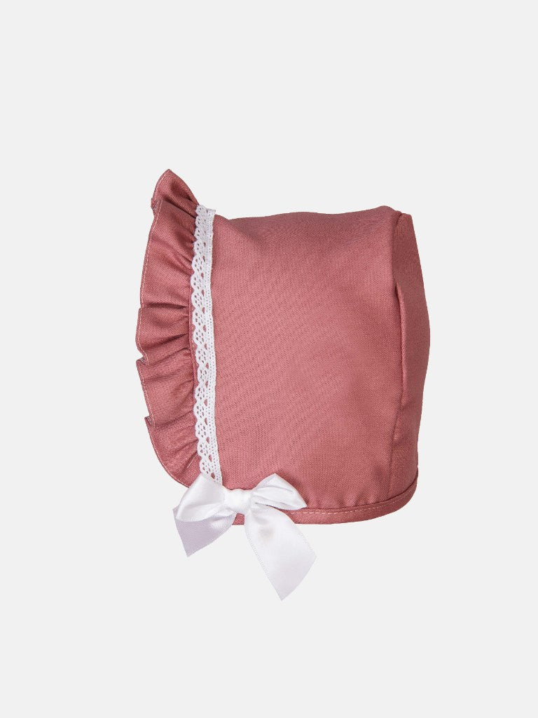 Baby Girl Nevaeh Collection Spanish Romper Set - Dusty Pink