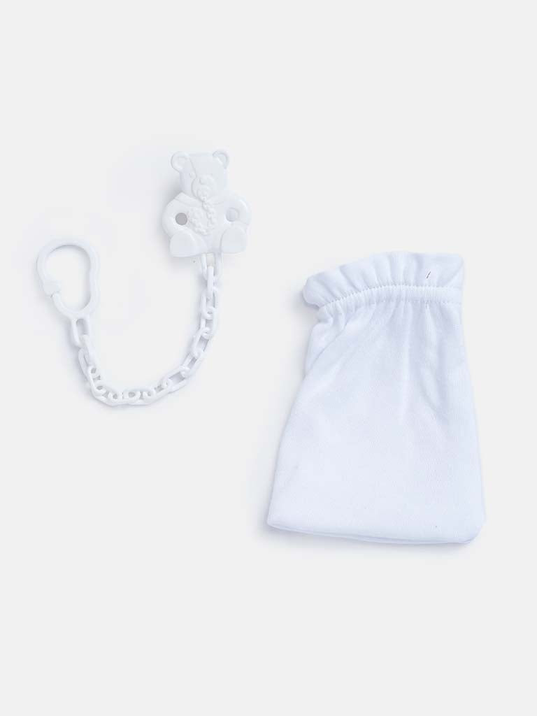 Baby Boy 5-piece Teddy Gift Box Set - Baby Blue