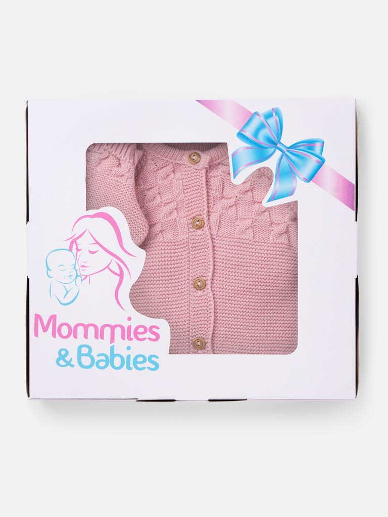 Baby Girl Avila Collection Gift Box Set - Dusty Pink