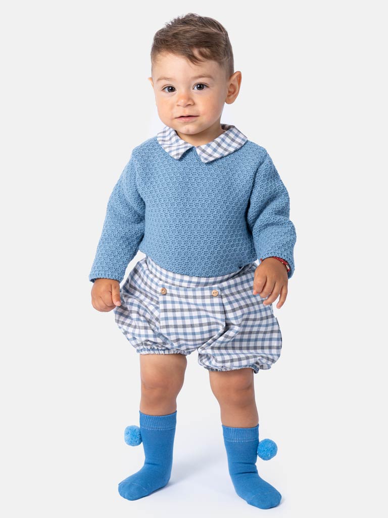 Baby Boy Victor Collection 2-Piece Spanish Jam Pants Set - Blue