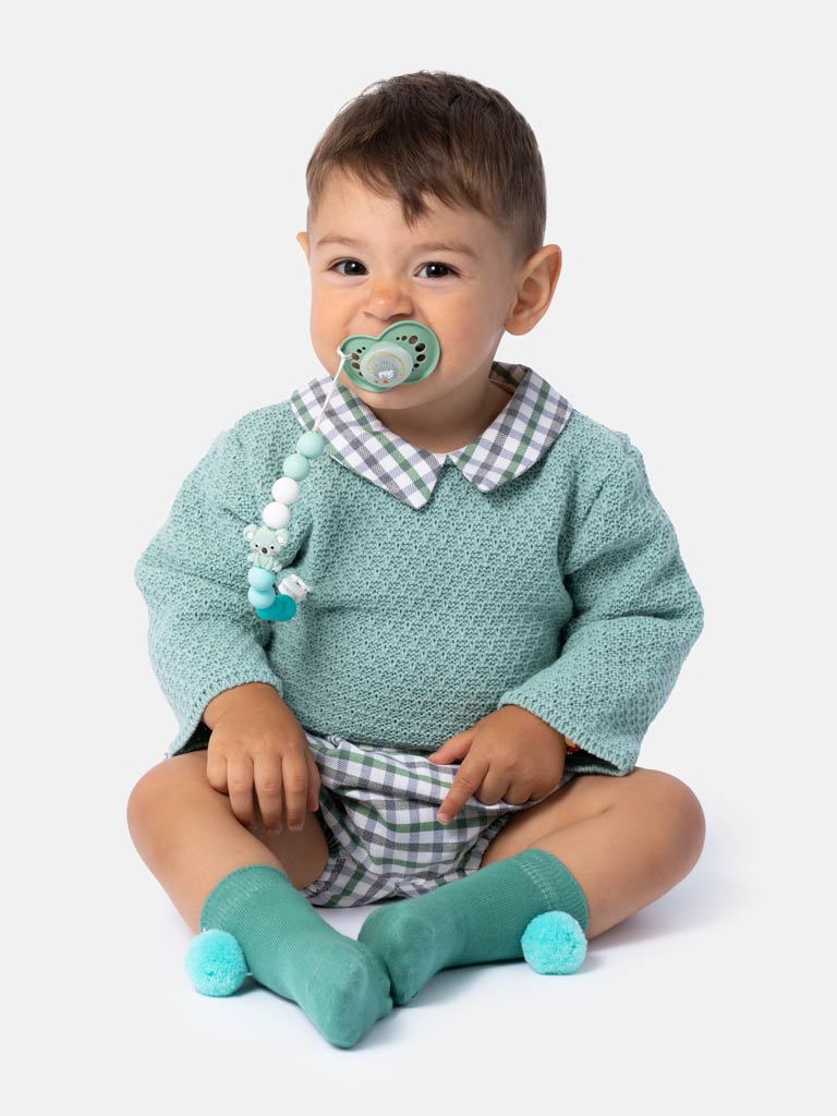 Baby Boy Victor Collection 2-Piece Spanish Jam Pants Set - Mint Green