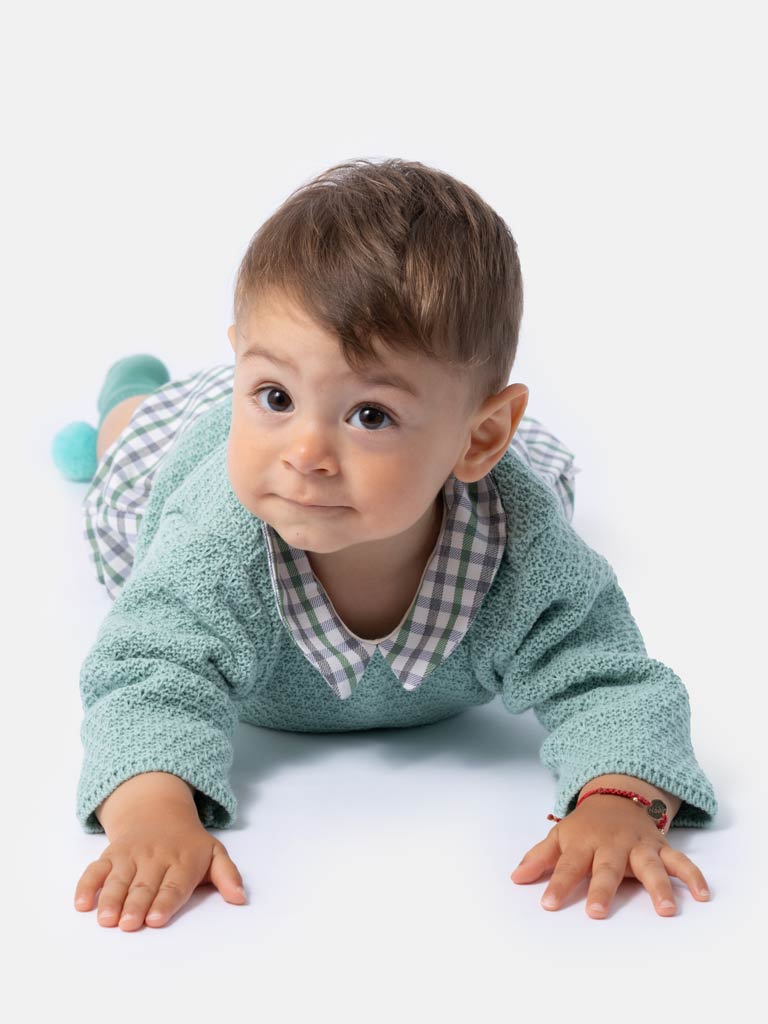 Baby Boy Victor Collection 2-Piece Spanish Jam Pants Set - Mint Green