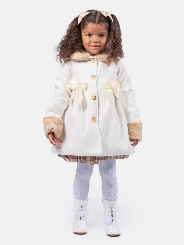 Baby girl white coat online